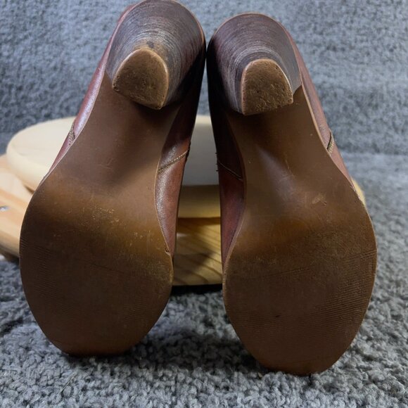 Town & Country Boots Womens Size 6 Leather Brown Western Vintage Made in Brazil - Picture 8 of 8